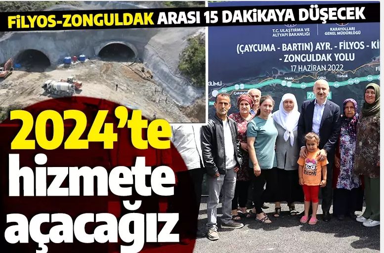 Bakan Karaismailoğlu: Filyos  Kilimli  Zonguldak karayolu 2024’te hizmete açacağız