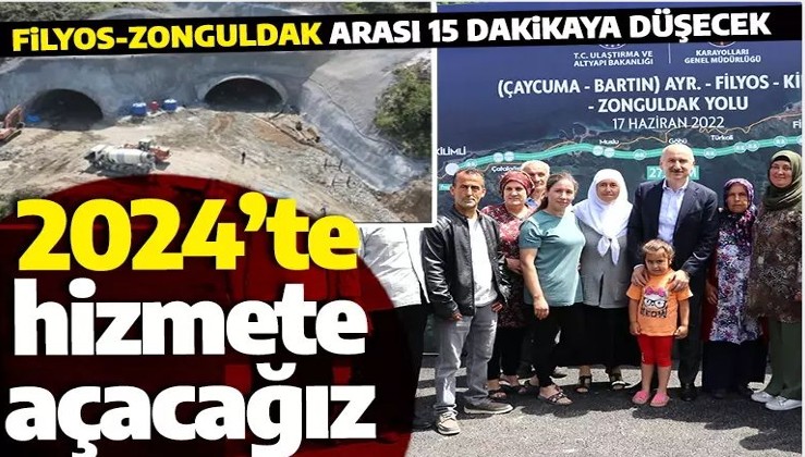 Bakan Karaismailoğlu: Filyos - Kilimli - Zonguldak karayolu 2024’te hizmete açacağız
