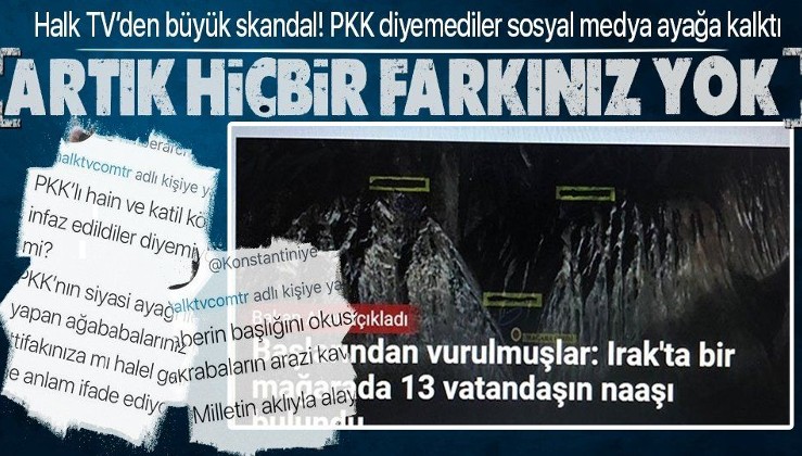 Halk TV'den bir skandal daha! Hain terör örgütü PKK'yı başlığına taşıyamadı sosyal medya ayağa kalktı!