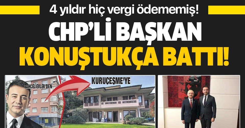 Beşiktaş Belediye Başkanı Rıza Akpolat, lüks villasıyla ilgili açıklama yapmak isterken işi daha da batırdı