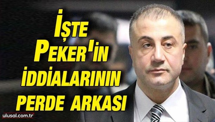 Sedat Peker'in iddialarının perde arkası ortaya çıktı: Amaç Türkiye-Suriye ilişkilerine sabotaj