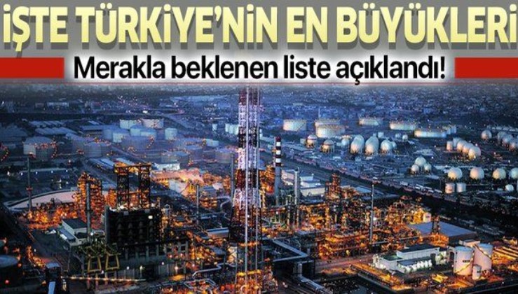 Son dakika: İSO 500 Büyük Sanayi Kuruluşu 2019 listesi belli oldu! Türkiye'nin en büyük sanayi kuruluşu belli oldu