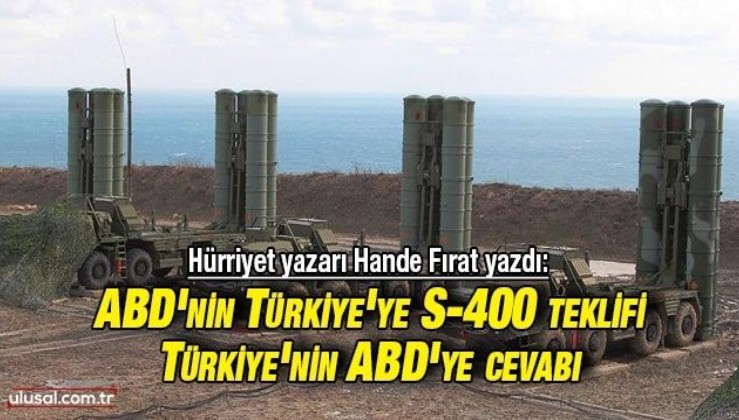 Türkiye ABD'nin S-400 taahhüdünü reddetti