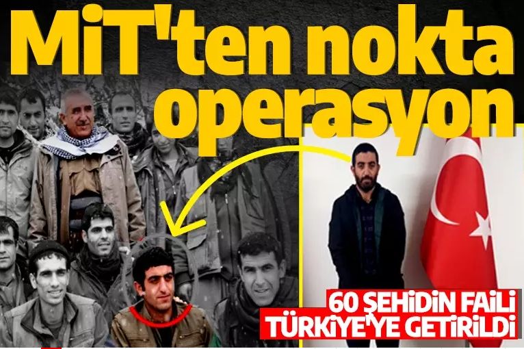 Son dakika: 60 şehidin failiydi! PKK'lı Ramazan Güneş Türkiye'ye getirildi