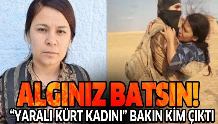 Algı operasyonu ellerinde patladı: 'Yaralı Kürt kadını' dedikleri PKK/YPG'nin kadın komutanı çıktı!
