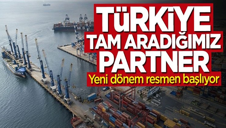 Dikkat çeken açıklama: Türkiye tam aradığımız partner