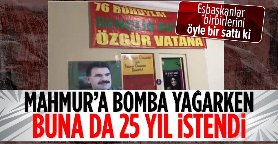 PKK elebaşı Abdullah Öcalan'ın posterlerinin asılmasıyla ilgili
