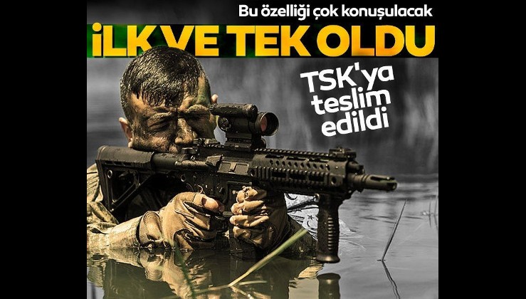 Yerli ve milli piyade tüfeğinin bu özelliği çok konuşulacak: Türkiye'de ilk ve tek oldu