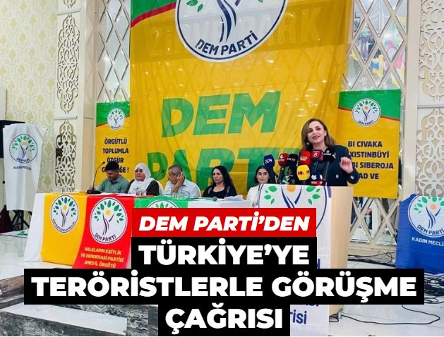 DEM Parti’den Türkiye’ye teröristlerle görüşme çağrısı