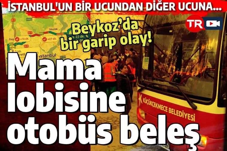 Mama lobisine İstanbul'da otobüs ücretsiz oldu! Eylem yapsınlar diye Beykoz'a taşıdılar