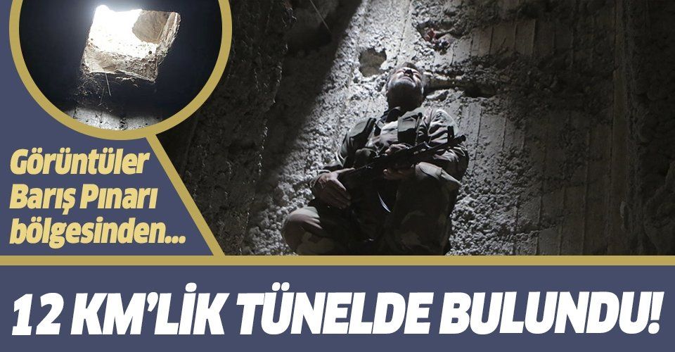 Son dakika: YPG/PKK'nın 12 kilometrelik tüneldeki konteyner odası ortaya çıktı