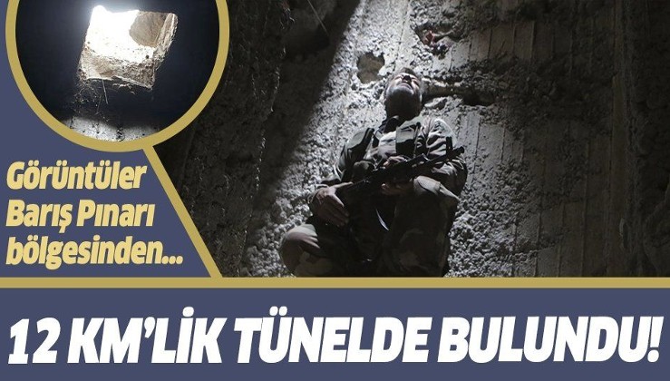 Son dakika: YPG/PKK'nın 12 kilometrelik tüneldeki konteyner odası ortaya çıktı