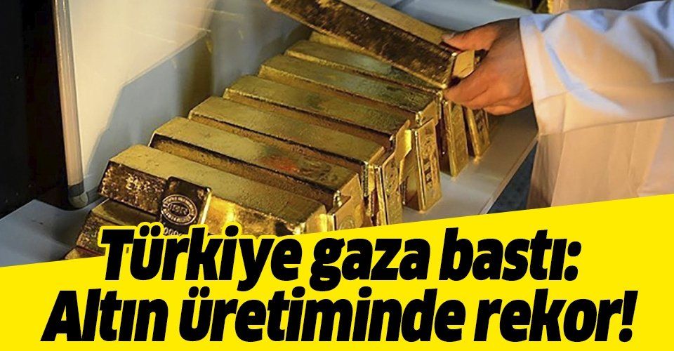 Altın üretiminde hedef 5 yılda 100 ton! Enerji ve Tabii Kaynaklar Bakanı Fatih Dönmez açıkladı