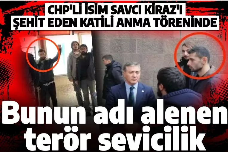 DHKPC'ye açık destek: CHP'li Murat Bakan Şehit Savcı Kiraz'ın katilinin anma töreninde