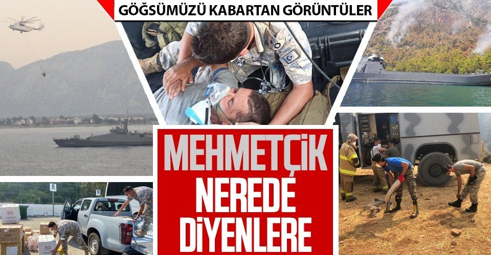 Mehmetçik'ten "Yeşil vatan" savunması! Havadan, karadan ve denizden kesintisiz müdahale...