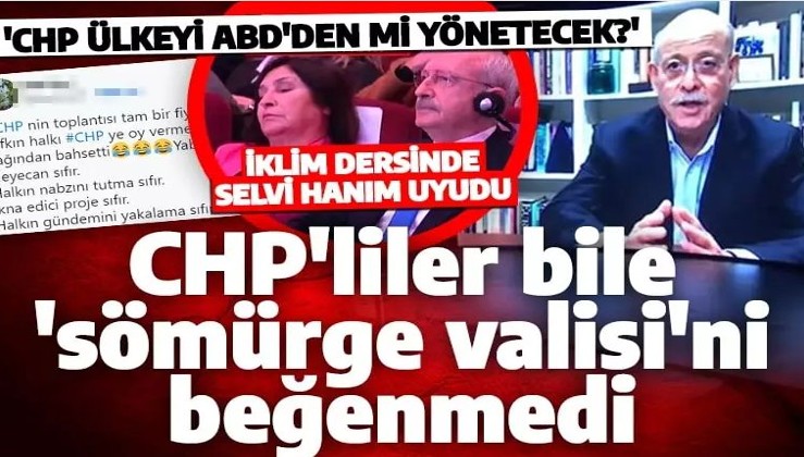 CHP'liler 'sömürge valisi'ni beğenmedi: Rifkin'in iklim dersinde Selvi Kılıçdaroğlu bile uyudu