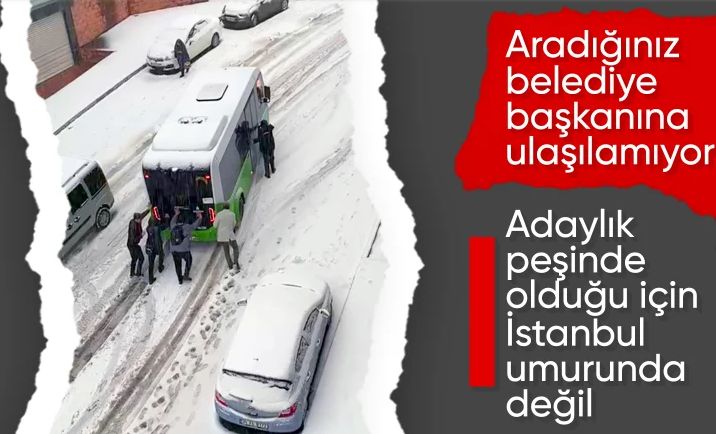İstanbul'da kar yağışının etkisiyle kazalar yaşandı: Vatandaşlar İBB'ye tepki gösterdi