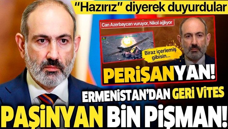 Azerbaycan'ın ağır kayıplar verdirdiği Ermenistan'ın Başbakanı Paşinyan'dan geri vites: "Taviz vermeye hazırız"