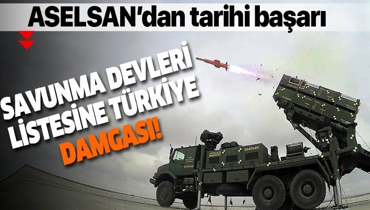 Son dakika: ASELSAN ilk 50'ye girme hedefine ulaştı: "Savunmanın devleri" listesine 7 Türk şirketi girdi