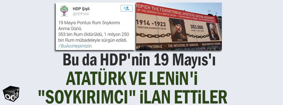 HDP'nin 19 Mayıs'ı Pontus Rum Soykırımı Anma Günü olarak duyurdu
