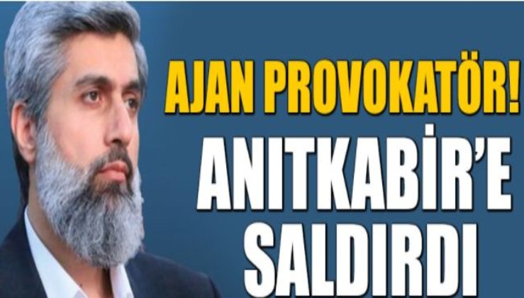 Ajan Provokatör Alparslan Kuytul Anıtkabir'e saldırdı