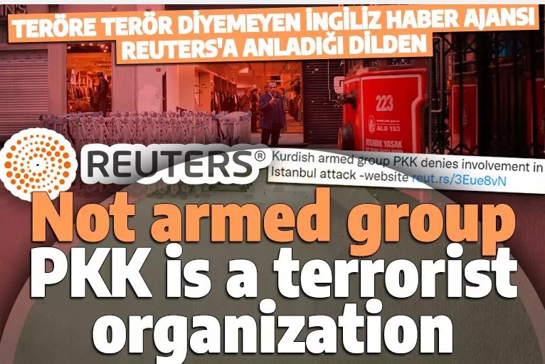 İngiliz yayın organından skandal! Reuters PKK'ya 'terör örgütü' diyemedi