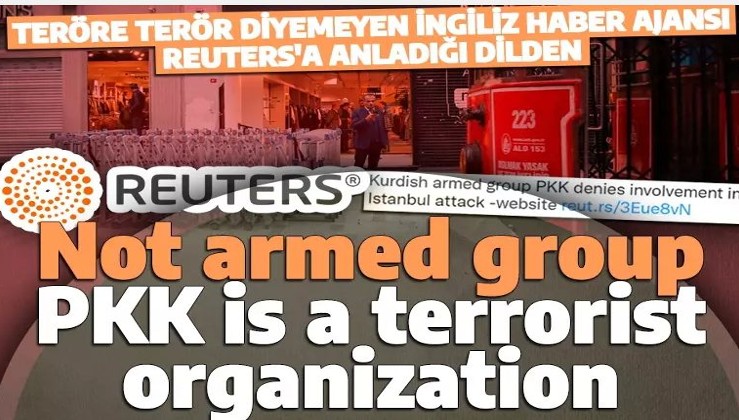 İngiliz yayın organından skandal! Reuters PKK'ya 'terör örgütü' diyemedi