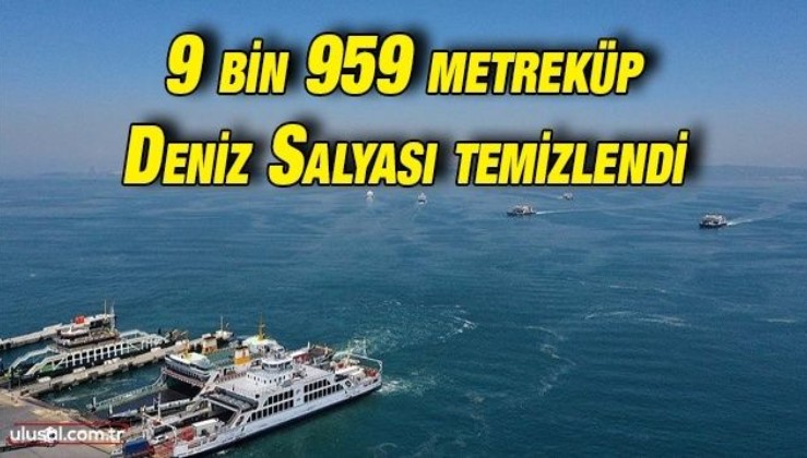 Çevre ve Şehircilik Bakanı Murat Kurum: ''9 bin 959 metreküp müsilajı bertaraf ettik''