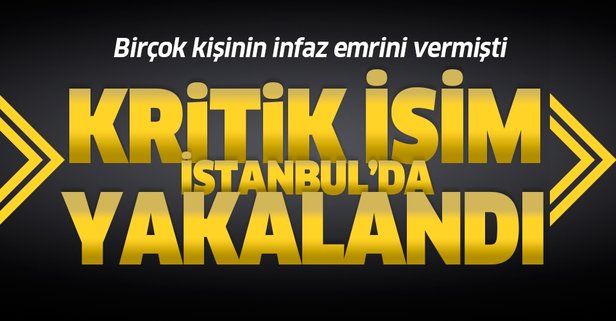 İstanbul'da IŞİD'in sözde 'kadı'sı yakalandı!