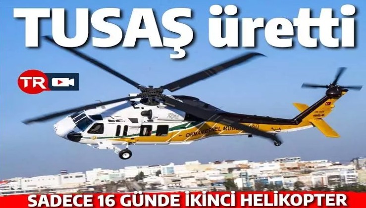 TUSAŞ 'Türk Sikorsky'de gaza bastı: 16 günde ikinci helikopter!