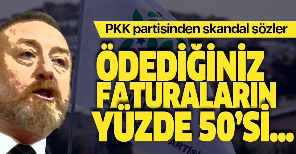 HDPKK'lı Sezai Temel'den skandal sözler: "Ödediğiniz elektrik faturalarının yarısı Türk silahlarına gidiyor".