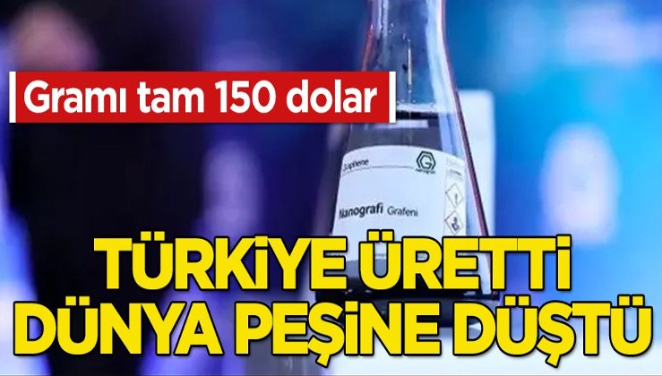 Türkiye üretti, dünya peşine düştü! Gramı tam 150 dolar