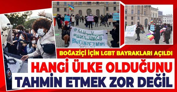 Boğaziçi Üniversitesi'ndeki provokasyona Almanya'daki LGBT üyelerinden destek