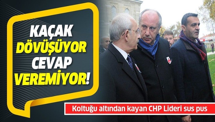 Koltuğu altından kayan Kemal Kılıçdaroğlu, Muharrem İnce’nin çağrısına cevap veremedi!