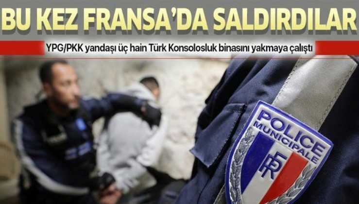 Fransa'da üç YPG/PKK yandaşı gözaltına alındı