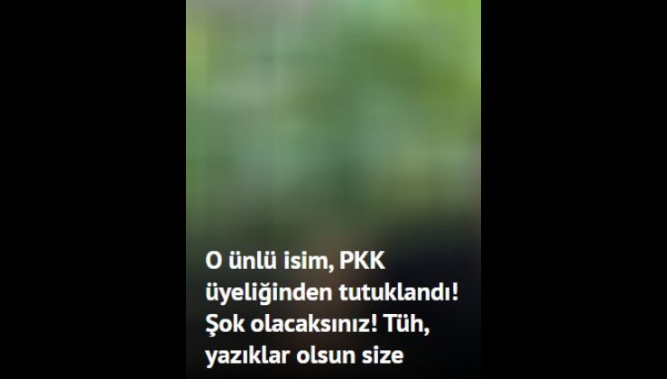 O ünlü isim, PKK üyeliğinden tutuklandı! Şok olacaksınız! Tüh, yazıklar olsun size