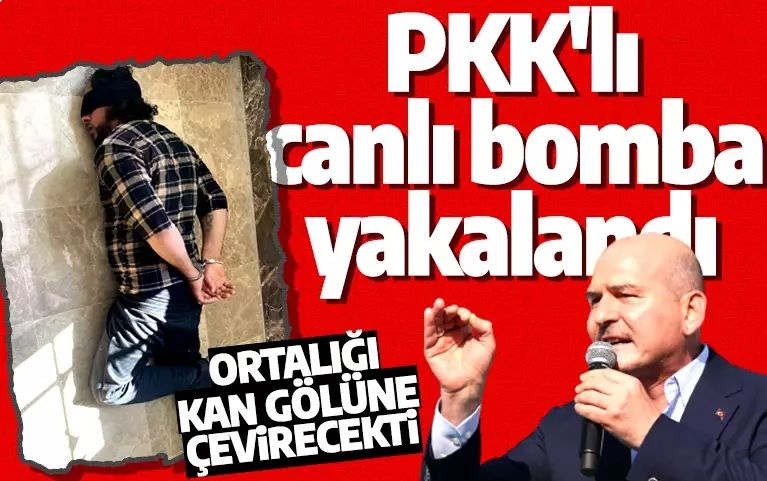 Son dakika: Bakan Soylu duyurdu! PKK'lı terörist canlı bomba yeleğiyle yakalandı