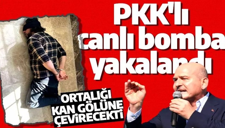 Son dakika: Bakan Soylu duyurdu! PKK'lı terörist canlı bomba yeleğiyle yakalandı