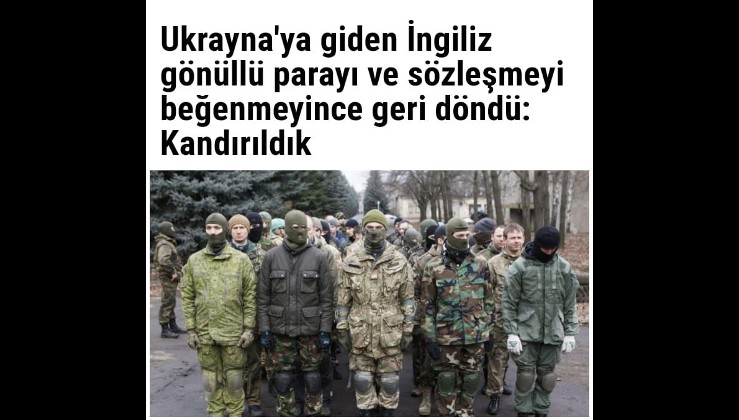 Ukrayna'nın yabancı lejyonuna katılan militanlar: KANDIRILDIK!