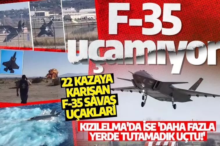 F35 savaş uçakları havada duramıyor! Kızılelma'da ise 'Daha fazla yerde tutamadık uçtu!'