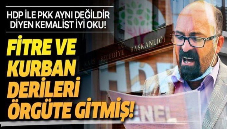 Skandal ortaya çıktı! HDP'nin topladığı fitre ve kurban derileri, PKK'ya gitmiş