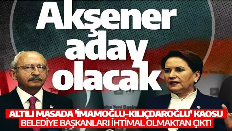 CHP'ye yakın gazeteci İsmail Saymaz'dan çarpıcı iddia: Akşener aday olacak