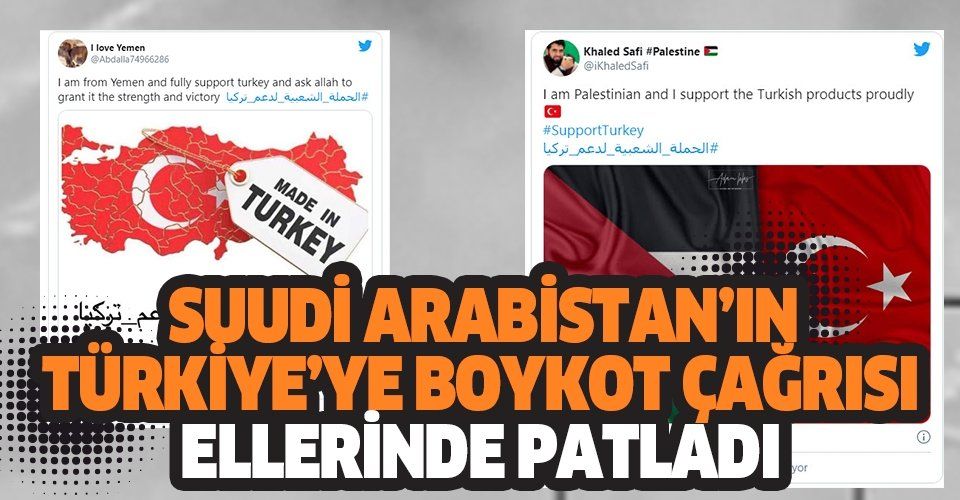 Suudi Arabistan'ın Türk ürünlerine karşı başlattığı boykot, Arap dünyasında destek görmedi