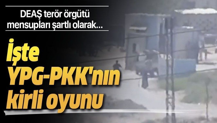 Terör örgütü PYD-YPG-PKK'nın kirli oyunu.