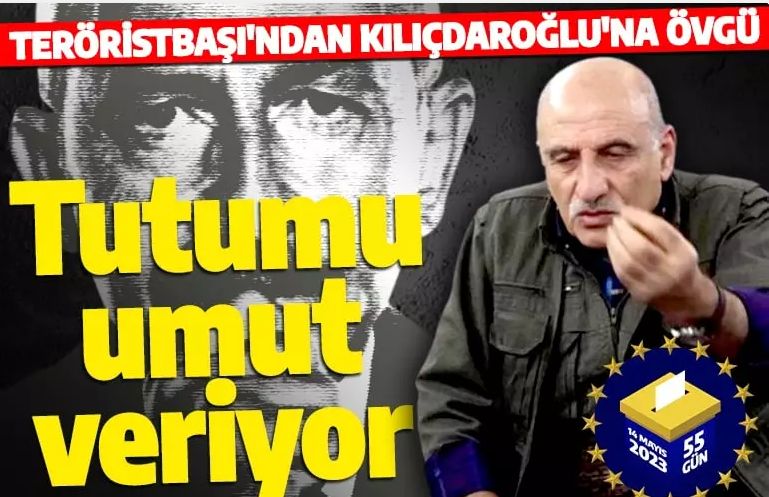 Teröristbaşından Kılıçdaroğlu'na övgü! 'Tutumu umut veriyor'