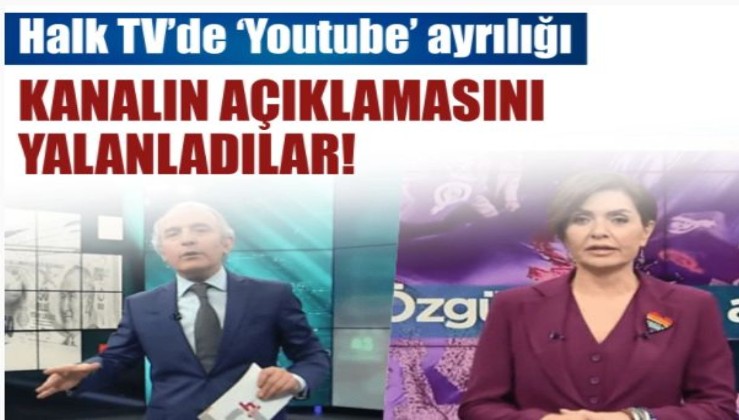 Halk TV'de Youtube ayrılığı! Emin Çapa ve Özlem Gürses ayrıldı