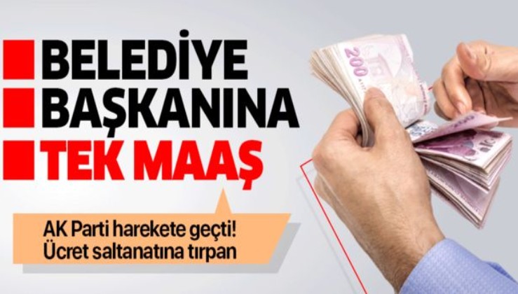 AK Parti harekete geçti! Belediye yöneticilerine maaş sınırlaması geliyor.