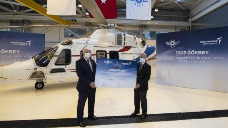 Milli helikopter 'GÖKBEY'e tasarım organizasyonu onayı