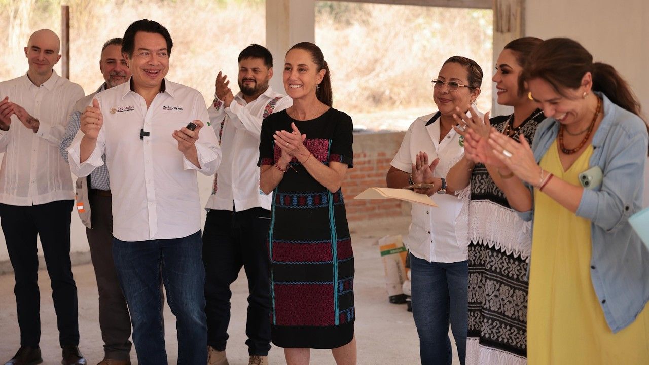 La presidenta Claudia Sheinbaum ha encabezado una visita de supervisión al Centro de Bachillerato Tecnológico Agropecuario (CBTA) 296, ubicado en la zona rural de Acapulco