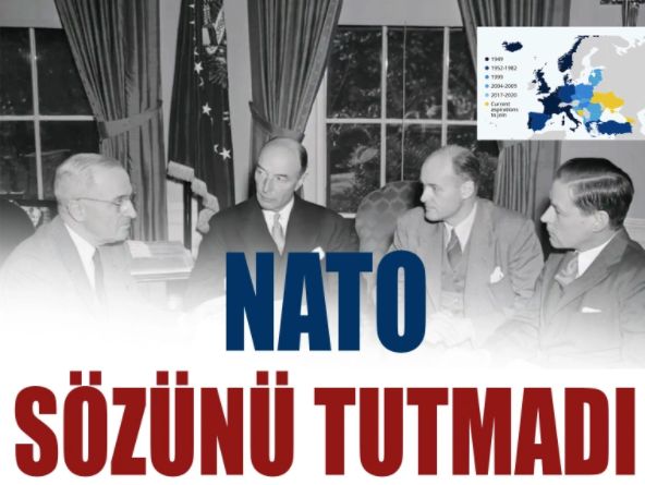 NATO sözünü tutmadı